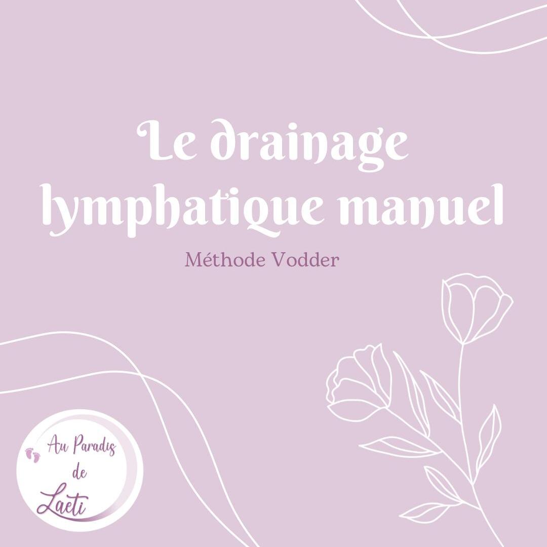 Couverture Instagram Drainage lymphatique méthode Vodder